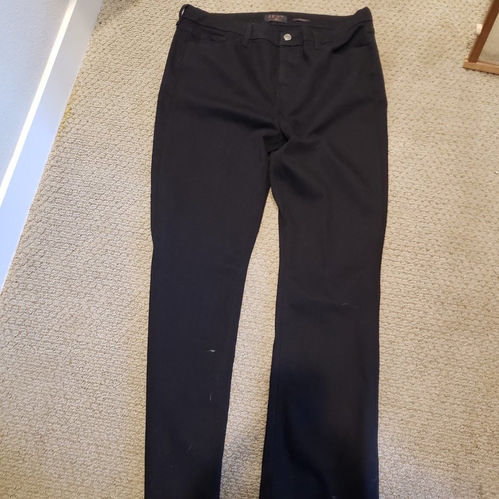 Jen 7 black slim boot cut jeans
